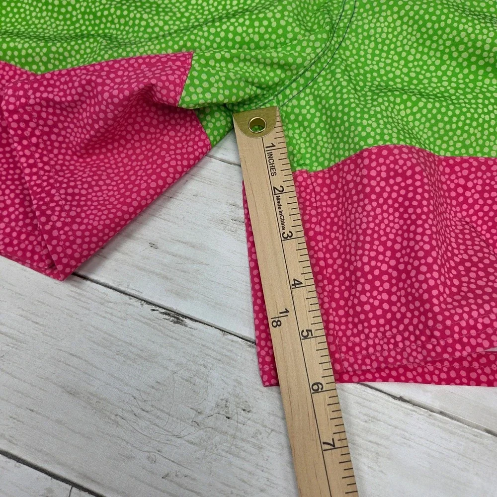Vineyard Vines Striped Board Shorts Swim Trunks Boy Large 16 Multi Color Stretch